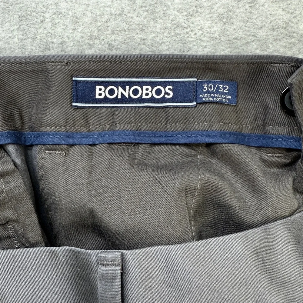 Bonobos Straight Fit Chinos Pants 30x32‎ Charcoal Cotton Friday